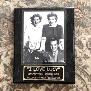 “I Love Lucy” plaque